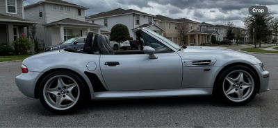 1998 BMW M Roadster in Arctic Silver Metallic over Dark Gray & Black Nappa