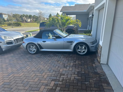 1998 BMW M Roadster in Arctic Silver Metallic over Dark Gray & Black Nappa