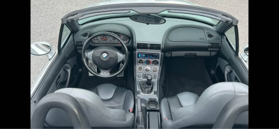 1998 BMW M Roadster in Arctic Silver Metallic over Dark Gray & Black Nappa