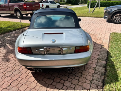 1998 BMW M Roadster in Arctic Silver Metallic over Estoril Blue & Black Nappa
