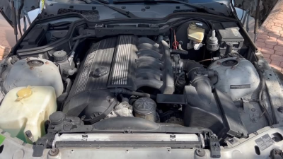 1998 BMW M Roadster in Arctic Silver Metallic over Estoril Blue & Black Nappa