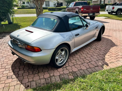 1998 BMW M Roadster in Arctic Silver Metallic over Estoril Blue & Black Nappa