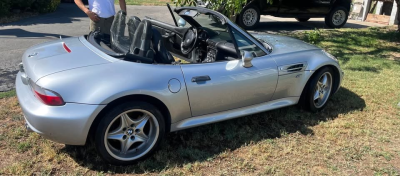 1998 BMW M Roadster in Arctic Silver Metallic over Black Nappa