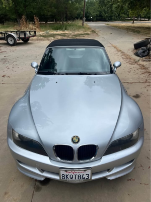 1998 BMW M Roadster in Arctic Silver Metallic over Black Nappa