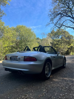1998 BMW M Roadster in Arctic Silver Metallic over Black Nappa