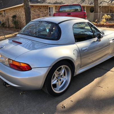 1998 BMW M Roadster in Arctic Silver Metallic over Black Nappa