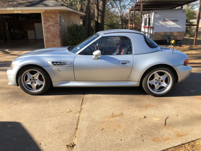 1998 BMW M Roadster in Arctic Silver Metallic over Black Nappa