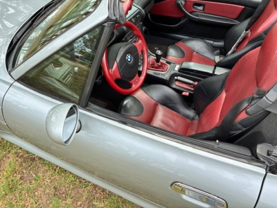 1998 BMW M Roadster in Arctic Silver Metallic over Black Nappa