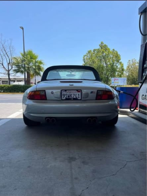 1998 BMW M Roadster in Arctic Silver Metallic over Black Nappa