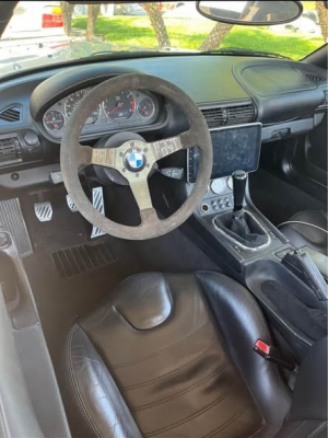 1998 BMW M Roadster in Arctic Silver Metallic over Black Nappa