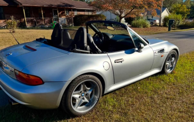 1998 BMW M Roadster in Arctic Silver Metallic over Black Nappa