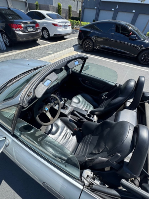 1998 BMW M Roadster in Arctic Silver Metallic over Black Nappa
