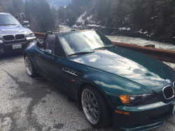 1998 BMW M Roadster in Boston Green Metallic over Dark Gray & Black Nappa