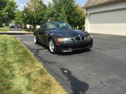 1998 BMW M Roadster in Cosmos Black Metallic over Black Nappa