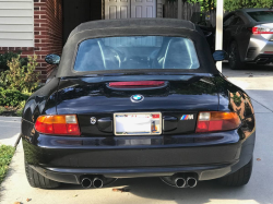 1998 BMW M Roadster in Cosmos Black Metallic over Black Nappa