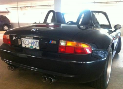 1998 BMW M Roadster in Cosmos Black Metallic over Dark Gray & Black Nappa