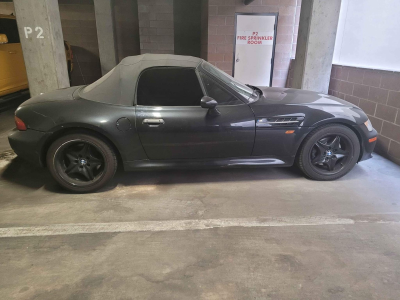 1998 BMW M Roadster in Cosmos Black Metallic over Dark Gray & Black Nappa