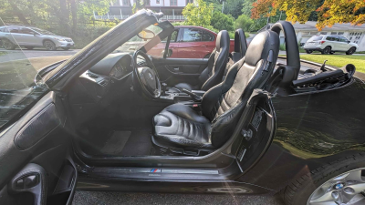 1998 BMW M Roadster in Cosmos Black Metallic over Black Nappa