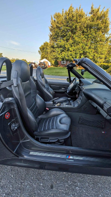 1998 BMW M Roadster in Cosmos Black Metallic over Black Nappa