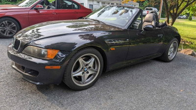 1998 BMW M Roadster in Cosmos Black Metallic over Black Nappa