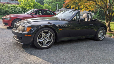 1998 BMW M Roadster in Cosmos Black Metallic over Black Nappa