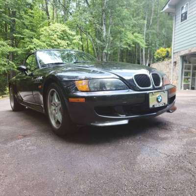 1998 BMW M Roadster in Cosmos Black Metallic over Imola Red & Black Nappa