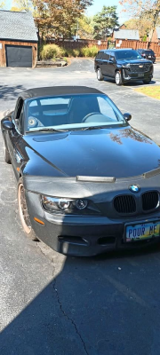 1998 BMW M Roadster in Cosmos Black Metallic over Dark Gray & Black Nappa