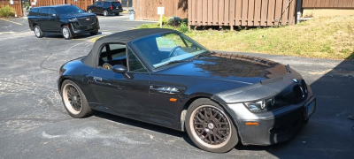 1998 BMW M Roadster in Cosmos Black Metallic over Dark Gray & Black Nappa