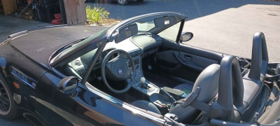 1998 BMW M Roadster in Cosmos Black Metallic over Dark Gray & Black Nappa