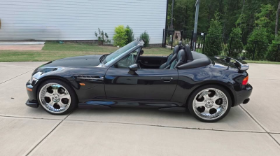 1998 BMW M Roadster in Cosmos Black Metallic over Black Nappa