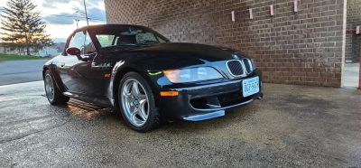 1998 BMW M Roadster in Cosmos Black Metallic over Black Nappa
