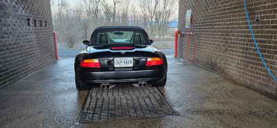 1998 BMW M Roadster in Cosmos Black Metallic over Black Nappa