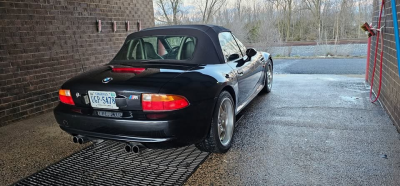 1998 BMW M Roadster in Cosmos Black Metallic over Black Nappa
