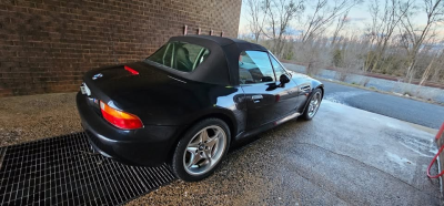 1998 BMW M Roadster in Cosmos Black Metallic over Black Nappa
