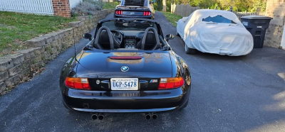 1998 BMW M Roadster in Cosmos Black Metallic over Black Nappa