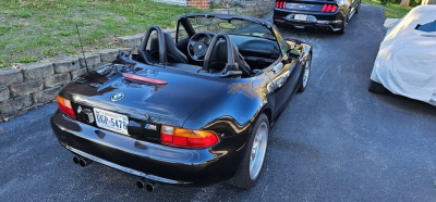 1998 BMW M Roadster in Cosmos Black Metallic over Black Nappa