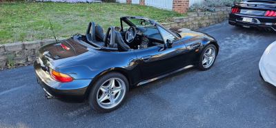 1998 BMW M Roadster in Cosmos Black Metallic over Black Nappa