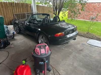 1998 BMW M Roadster in Cosmos Black Metallic over Black Nappa