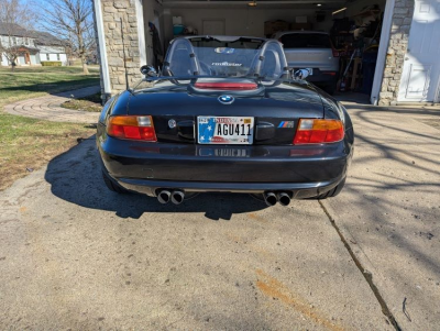1998 BMW M Roadster in Cosmos Black Metallic over Black Nappa