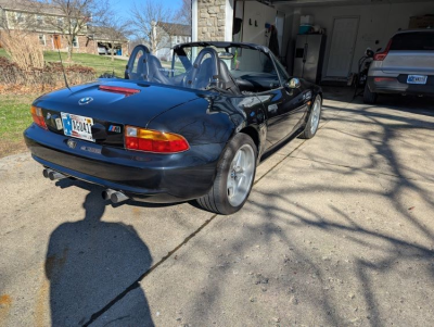 1998 BMW M Roadster in Cosmos Black Metallic over Black Nappa