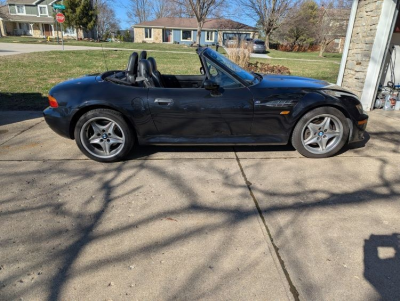 1998 BMW M Roadster in Cosmos Black Metallic over Black Nappa