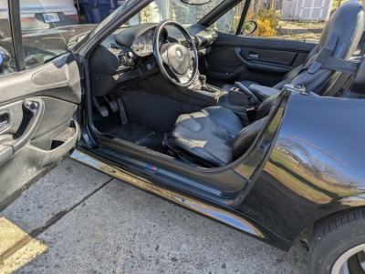 1998 BMW M Roadster in Cosmos Black Metallic over Black Nappa