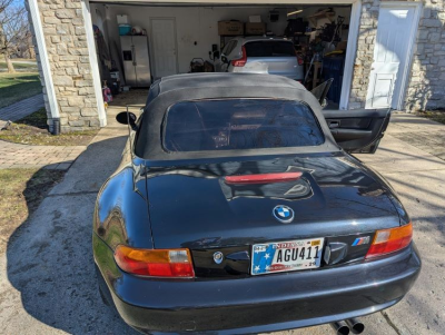 1998 BMW M Roadster in Cosmos Black Metallic over Black Nappa