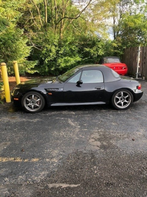 1998 BMW M Roadster in Cosmos Black Metallic over Black Nappa