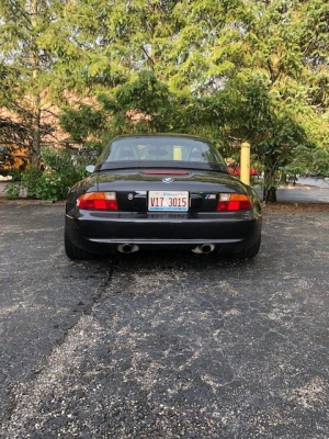 1998 BMW M Roadster in Cosmos Black Metallic over Black Nappa