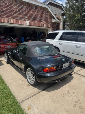 1998 BMW M Roadster in Cosmos Black Metallic over Black Nappa