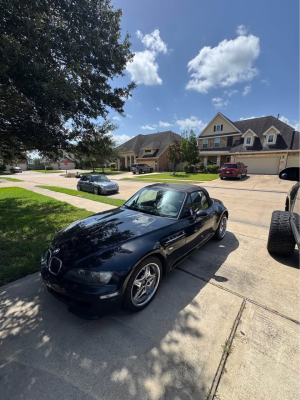 1998 BMW M Roadster in Cosmos Black Metallic over Black Nappa