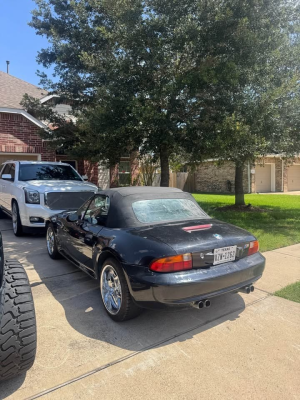 1998 BMW M Roadster in Cosmos Black Metallic over Black Nappa