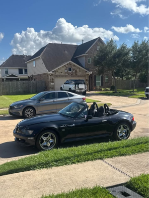 1998 BMW M Roadster in Cosmos Black Metallic over Black Nappa