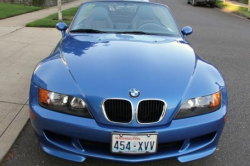 1998 BMW M Roadster in Estoril Blue Metallic over Estoril Blue & Black Nappa